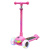 Самокат трёхколёсный Velobibi Spark СМК-2824 розовый Самокат трёхколёсный Velobibi Spark СМК-2824 розовый